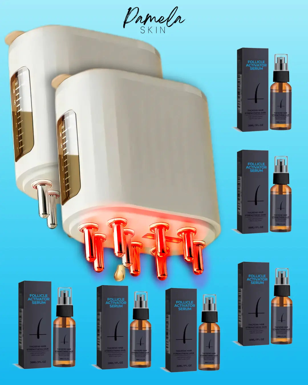 2x Follicle Activator Pro + 6x Follicle Activator Serum