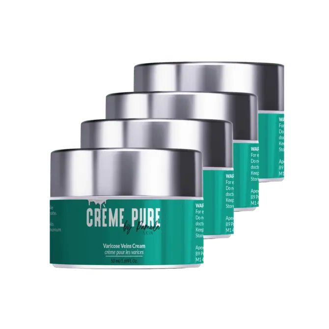 4x CremePure ™ By Pamela Skin- Varicose repair cream
