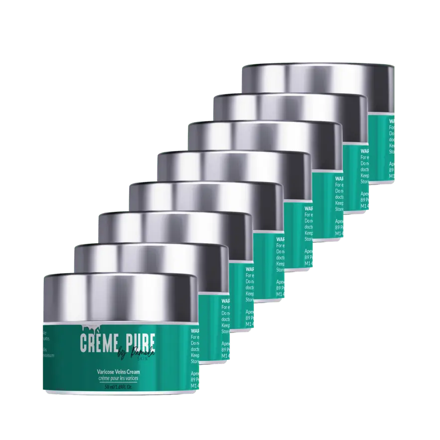 8x CremePure ™ By Pamela Skin- Varicose repair cream
