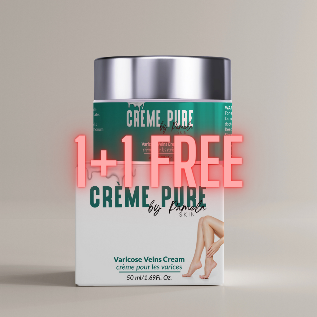 2x CremePure ™ By Pamela Skin- Varicose repair cream