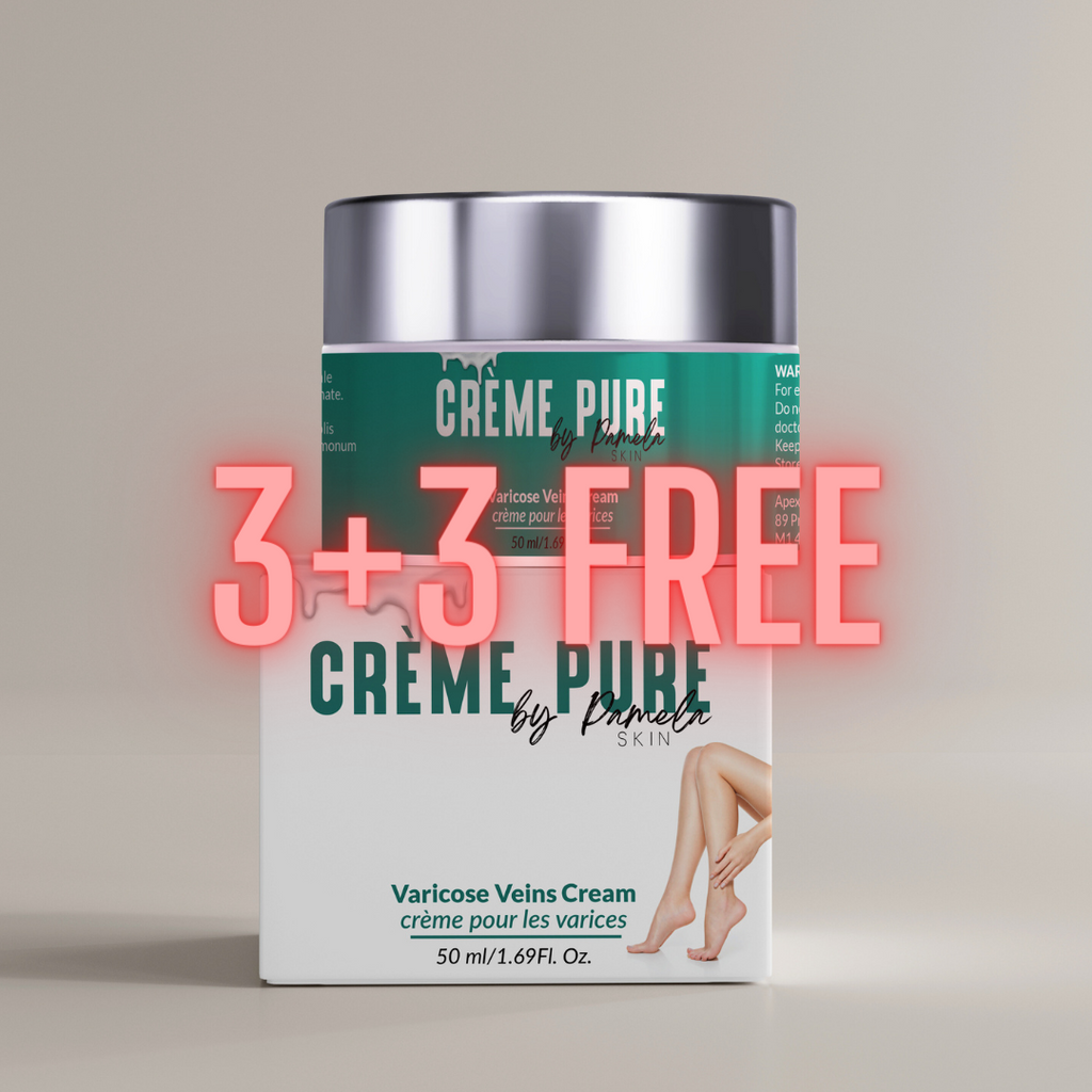 6x CremePure ™ By Pamela Skin- Varicose repair cream