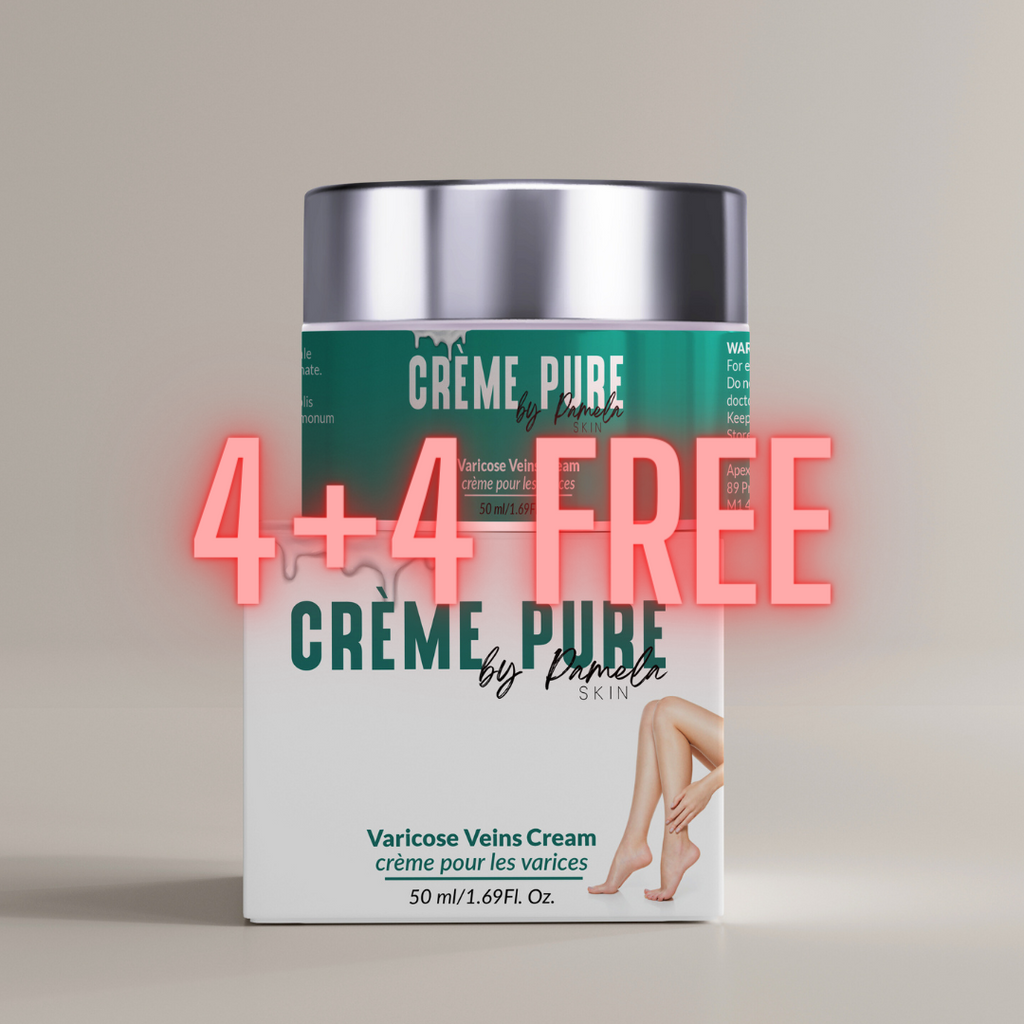 8x CremePure ™ By Pamela Skin- Varicose repair cream
